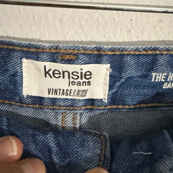 Kensie Denim Blue High Rise Jeans - Picture 7 of 14